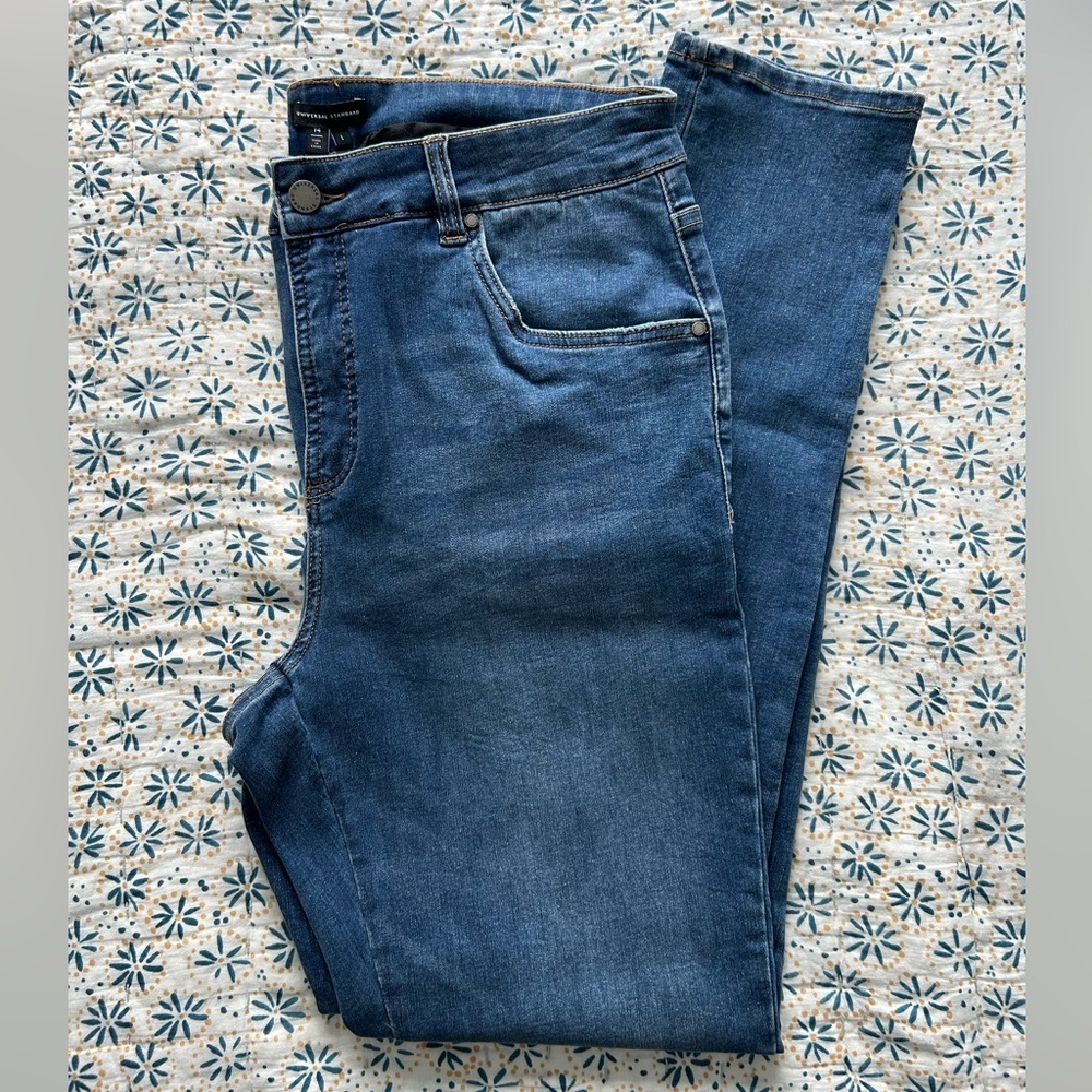 NWT Universal Standard Mid Blue Skinny Jeans Size 14